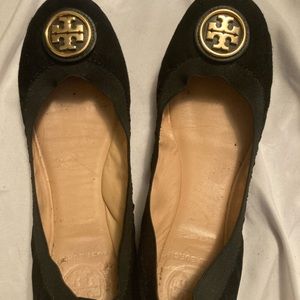 Tory Burch suede ballet flats